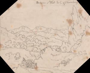 Tra Saint-Thibaud-de-Couz e Chambery da John Robert Cozens