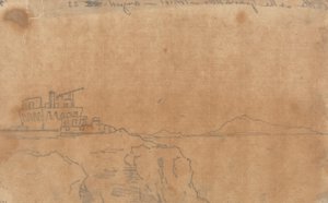 Castello al Granatello, Portici, 23 Agosto da John Robert Cozens