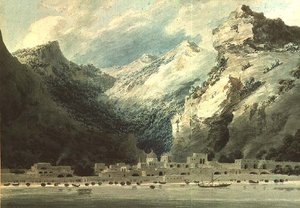 Cetera, un paese di pescatori sul Golfo di Salerno da John Robert Cozens
