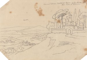 Convento Tra Castel del Bosco e La Strada Scala da John Robert Cozens