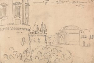 Convento vicino a Ponte Nuovo, 19 ottobre da John Robert Cozens