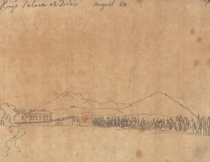 Palazzo Reale a Portici, 28 agosto da John Robert Cozens