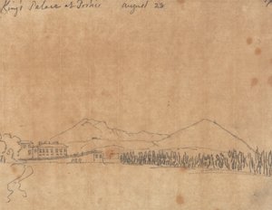 Palazzo del Re a Portici, 28 agosto da John Robert Cozens