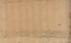 Palazzo Reale a Portici dal Boschetto, 2 settembre da John Robert Cozens