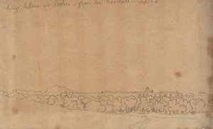 Palazzo del Re a Portici dal Boschetto, 2 settembre da John Robert Cozens