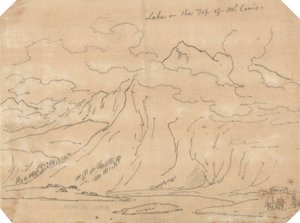 Lago sulla cima del Mont Cenis da John Robert Cozens
