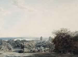 Londra da Greenwich Hill da John Robert Cozens