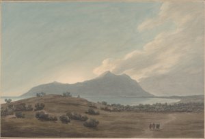 Monte Circeo al tramonto da John Robert Cozens
