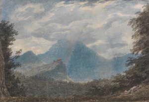Monte della Madonna, vicino ad Argua da John Robert Cozens