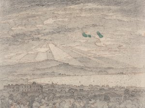 Napoli dalla villa di Sir William Hamilton, Portici da John Robert Cozens