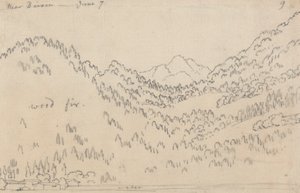 Vicino a Brixen, 7 giugno da John Robert Cozens