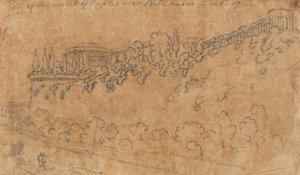 Parte delle Mura di Napoli nei pressi di Ponte Nuovo, 17 ottobre da John Robert Cozens