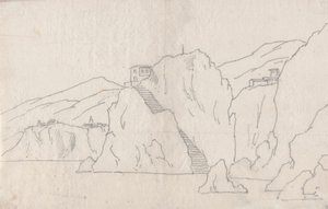 Costa Rocciosa da John Robert Cozens