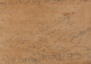 La costa verso Amalfi da Vietri, 19 settembre da John Robert Cozens