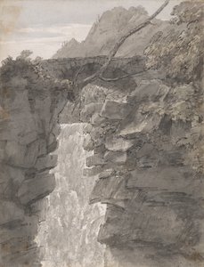 Le cascate del Reichenbach da John Robert Cozens