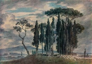 Villa Negroni, XVIII secolo da John Robert Cozens