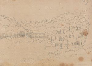 Veduta di una villa da John Robert Cozens