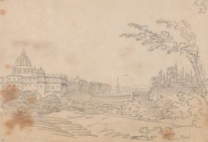 Vista sul Vaticano da John Robert Cozens