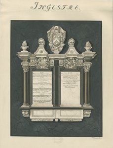 Ingestre Church - tavolette per Walter Chetwynd anziano e giovane da John Robert Fernyhough