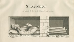 Standon Church - Tomba Murale di Nicholas Hyde da John Robert Fernyhough