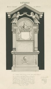Stone - Tomba di Thomas Crompton: disegno seppia