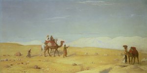 La Valle di Mosè, nel deserto del Sinai, 1866 da John Rogers Herbert
