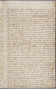 Lettera di John Row, studente a St Andrews, a suo zio, 1691 da John Row
