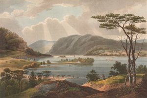 Vista da Fishkill verso West-Point No. 15 del Portfolio del fiume Hudson da John Rubens Smith