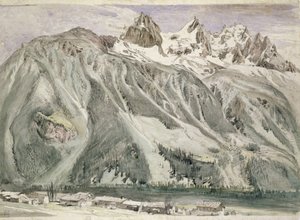 Aiguilles di Chamonix, 1849 da John Ruskin