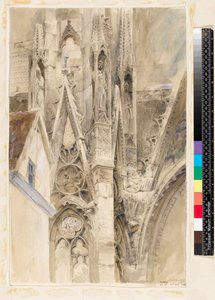 Ingresso al transetto sud della Cattedrale di Rouen, 1854