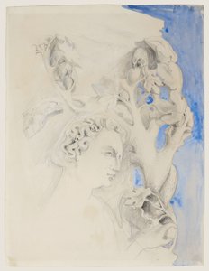 Facciata del Palazzo Ducale, Venezia - Testa di Adamo da John Ruskin