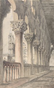 Loggia del Palazzo Ducale, Venezia, 1849-50 da John Ruskin