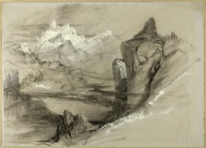 Paesaggio montano da John Ruskin