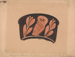Gufo, dopo un kantharos attico da John Ruskin