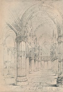 Cappella di Roslin, 1838 da John Ruskin