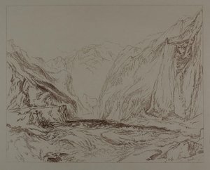 Scena di montagna di sabbia