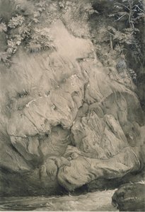 Studio della roccia di gneiss, Glenfinlas, luglio 1853-febbraio 1854