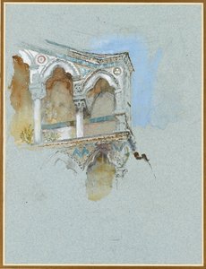 Studio del gotico pisano, parte della facciata di San Michele in Borgo, Pisa