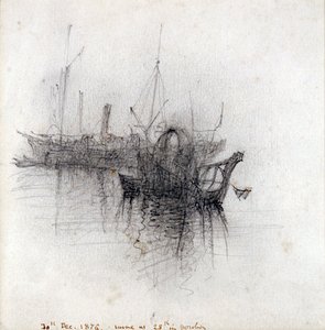 Studio di navi da John Ruskin