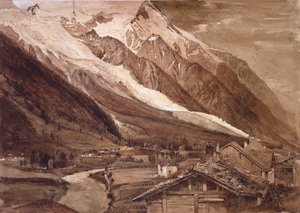 Il Ghiacciaio des Bossons, Chamonix da John Ruskin