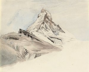 Il Cervino, Svizzera, da nord-est, 1849