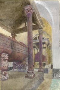 La Tomba di Federico II nella Cattedrale di Palermo, 23 - 30 aprile 1874 da John Ruskin