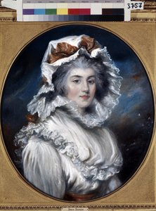 Ritratto di una giovane donna con cappuccio da John Russel