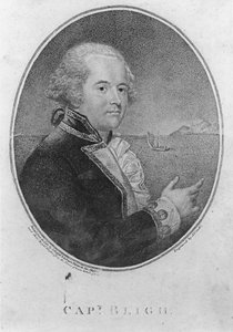 Capitano William Bligh, inciso da John Conde da John Russell