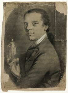 Giovane Uomo che Tiene una Statuetta da John Russell