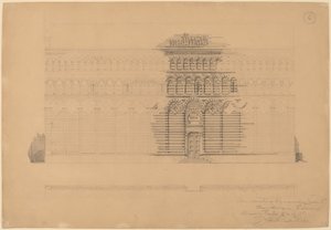 Un Interessante Trattamento Romanico, San Giovanni, Pistoia da John Russell Pope