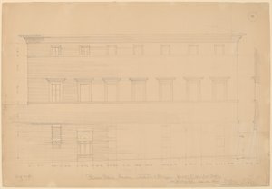 Palazzo Pollini, Siena, attribuito a Peruzzi da John Russell Pope