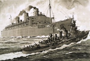La Queen Mary colpisce l