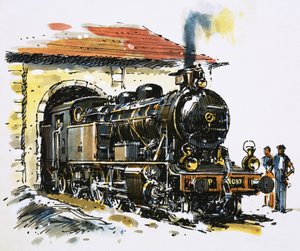 Il mondo della velocità e della potenza: Una locomotiva a carro armato 2-6-4 costruita da Honschel nel 1929 da John S. Smith