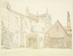 Facciata sud della casa prebendale in Lower College Green